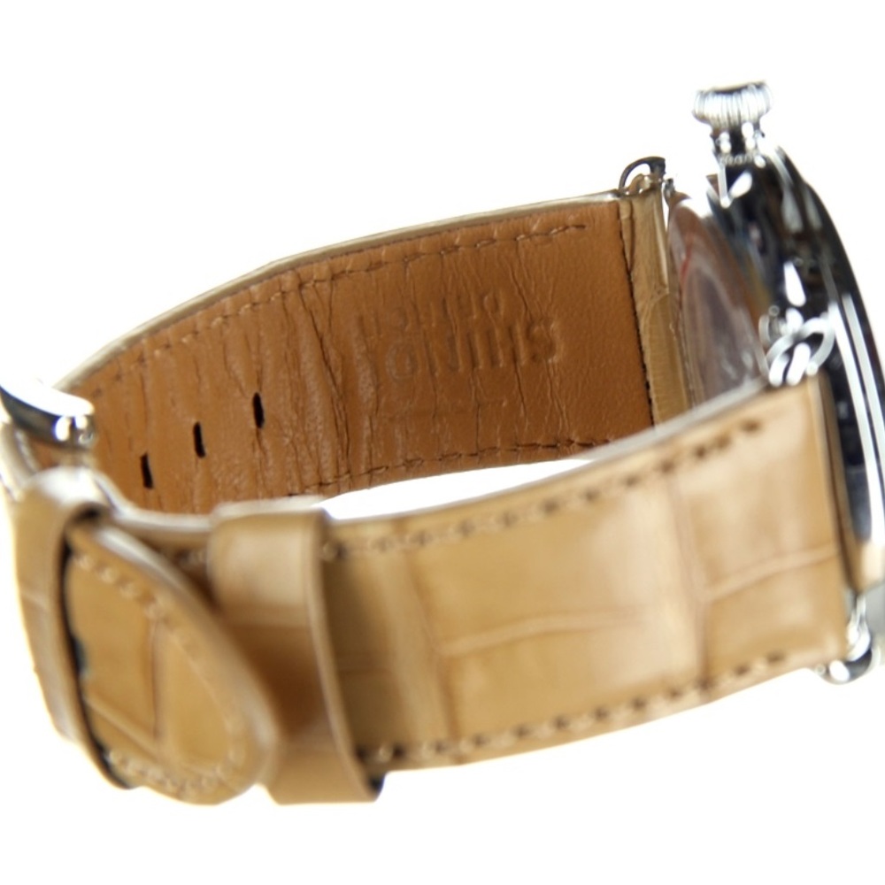 Shinola Runwell Moon Phase 47 mm Alligator Watch - Picture 6 of 6